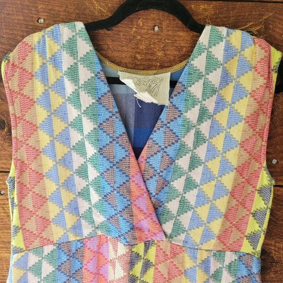 Ace & Jig Multi-colored, Sleeveless V-neck Sundress - Picture 2 of 5